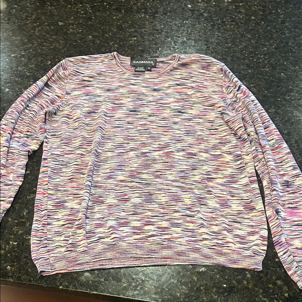 Women's Multicolor Crewneck Sweater